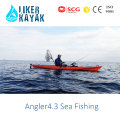 HDPE / LLDPE Kayak individual / sentarse en la canoa de pesca superior / Racing Kayak / Canoa